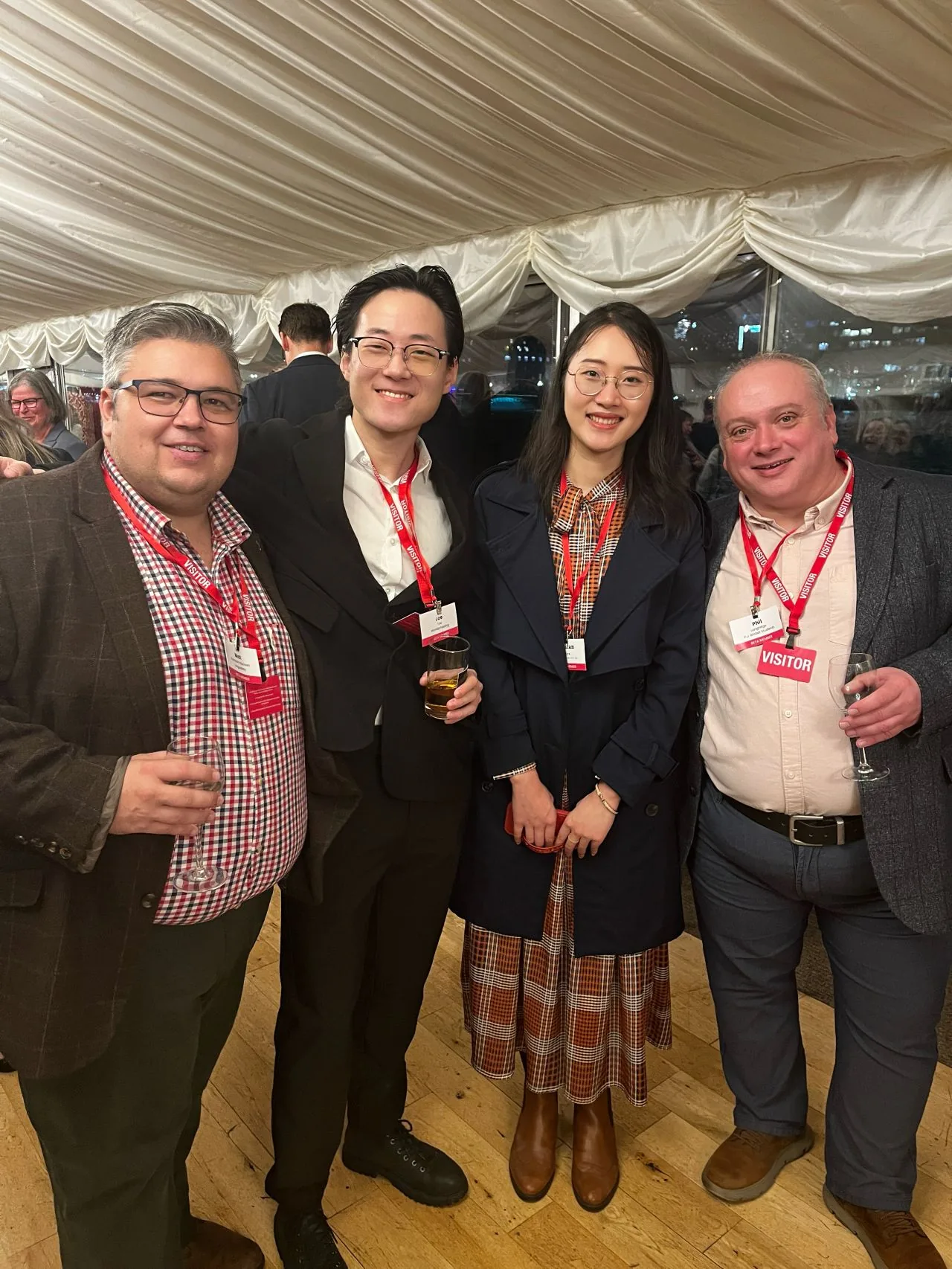 Group photo at a design event
